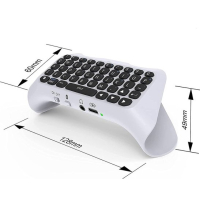 Draadloze Bluetooth-compatible Toetsenbord voor PS5 Controller met Ingebouwde Speaker voor Playstation 5 Gamepad